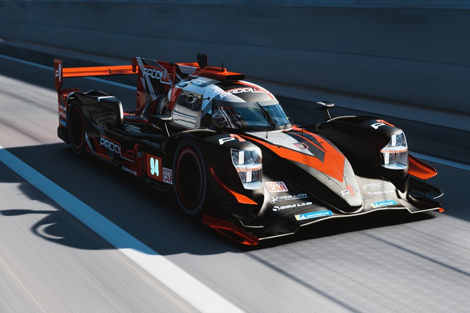 The PaddlUp Esports Alpine A480 in the AC Friends Series at Monza