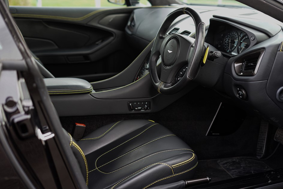 Interior of the Aston Martin Vanquish S