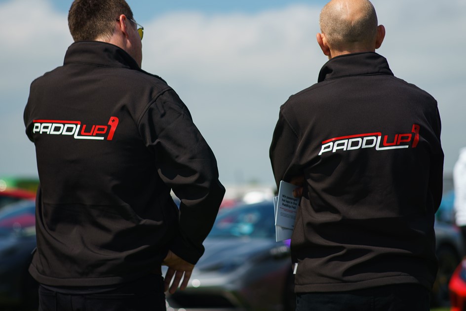 PaddlUp Co-Founders Joe Priday and Tim Mayneord at a supercar event