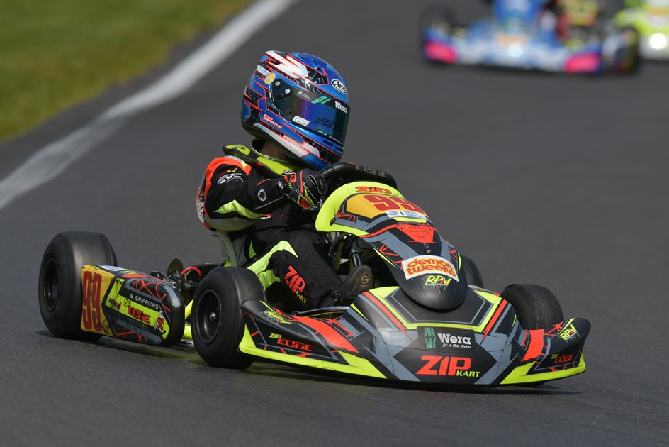 Ethan Griffiths racing Honda Cadet at PF International Circuit