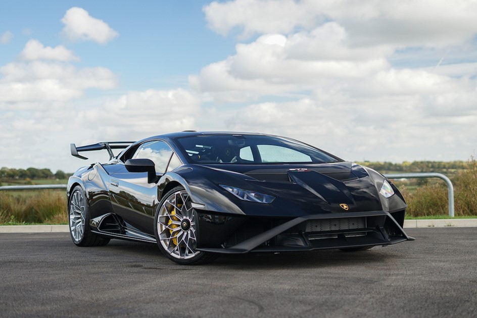 A delivery mileage, full body PPF'd Lamborghini Huracan STO perfect for investment