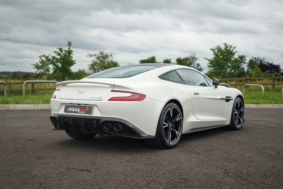 The rear of an Aston Martin Vanquish S Ultimate