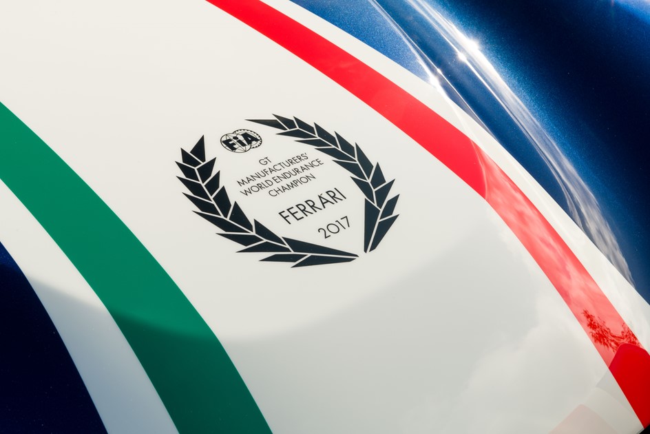 WEC victory laurel on the Ferrari 488 Pista Piloti
