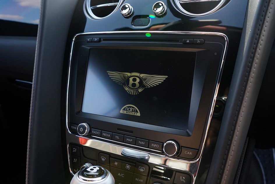 A Bentley Continental Supersports Naim audio system 