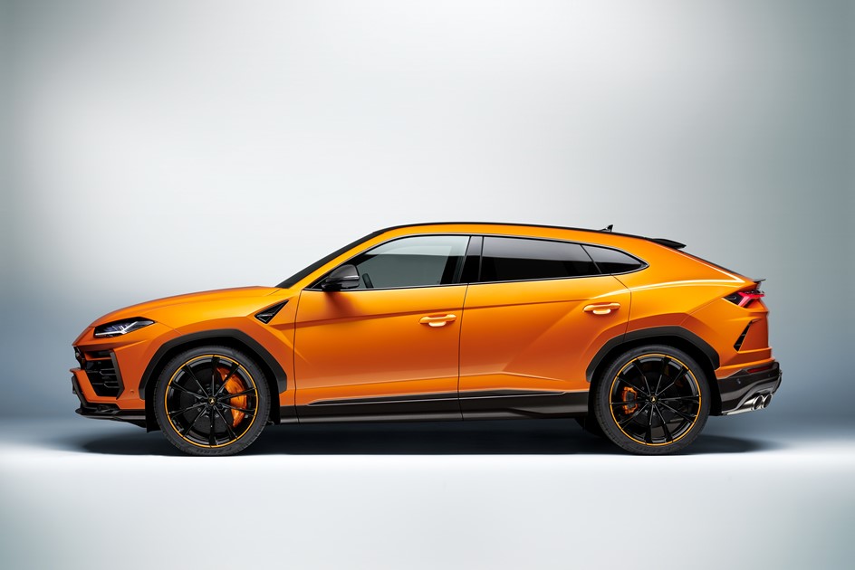 The best-selling Lamborghini Urus in orange 