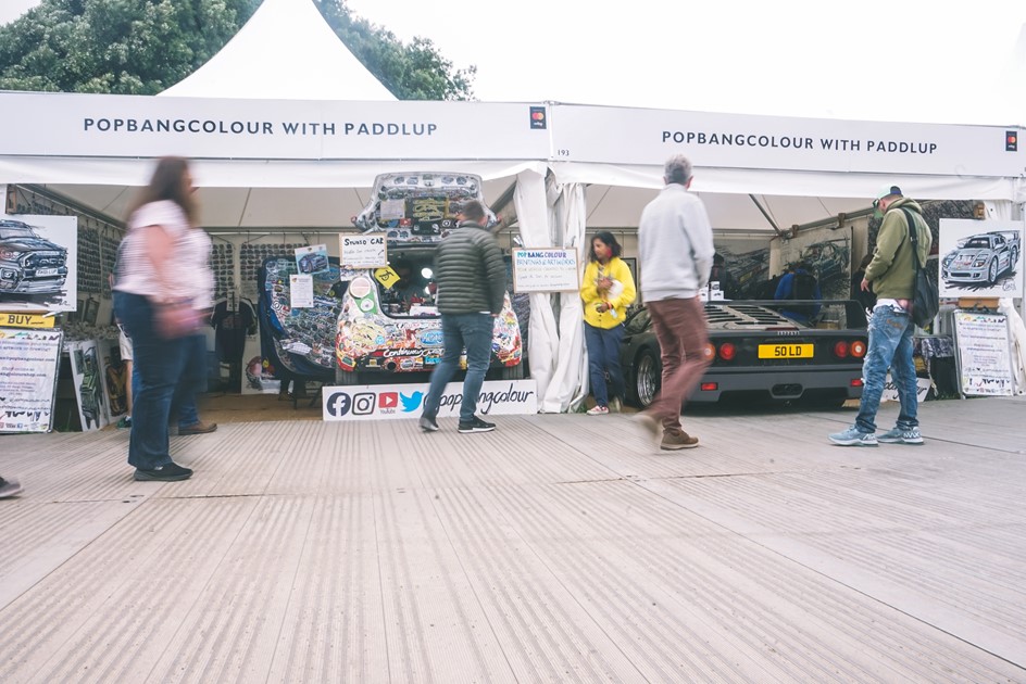 PaddlUp and PopBangColour at Goodwood Festival of Speed