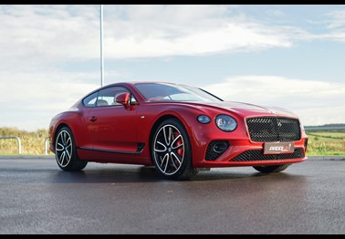 An eye-catching Bentley Continental GT V8 in stunning Dragon Red II paintwork